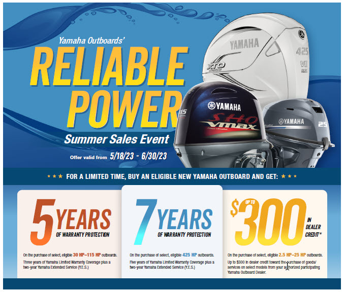 Yamaha Reliable Power Summer Sales Event 2023